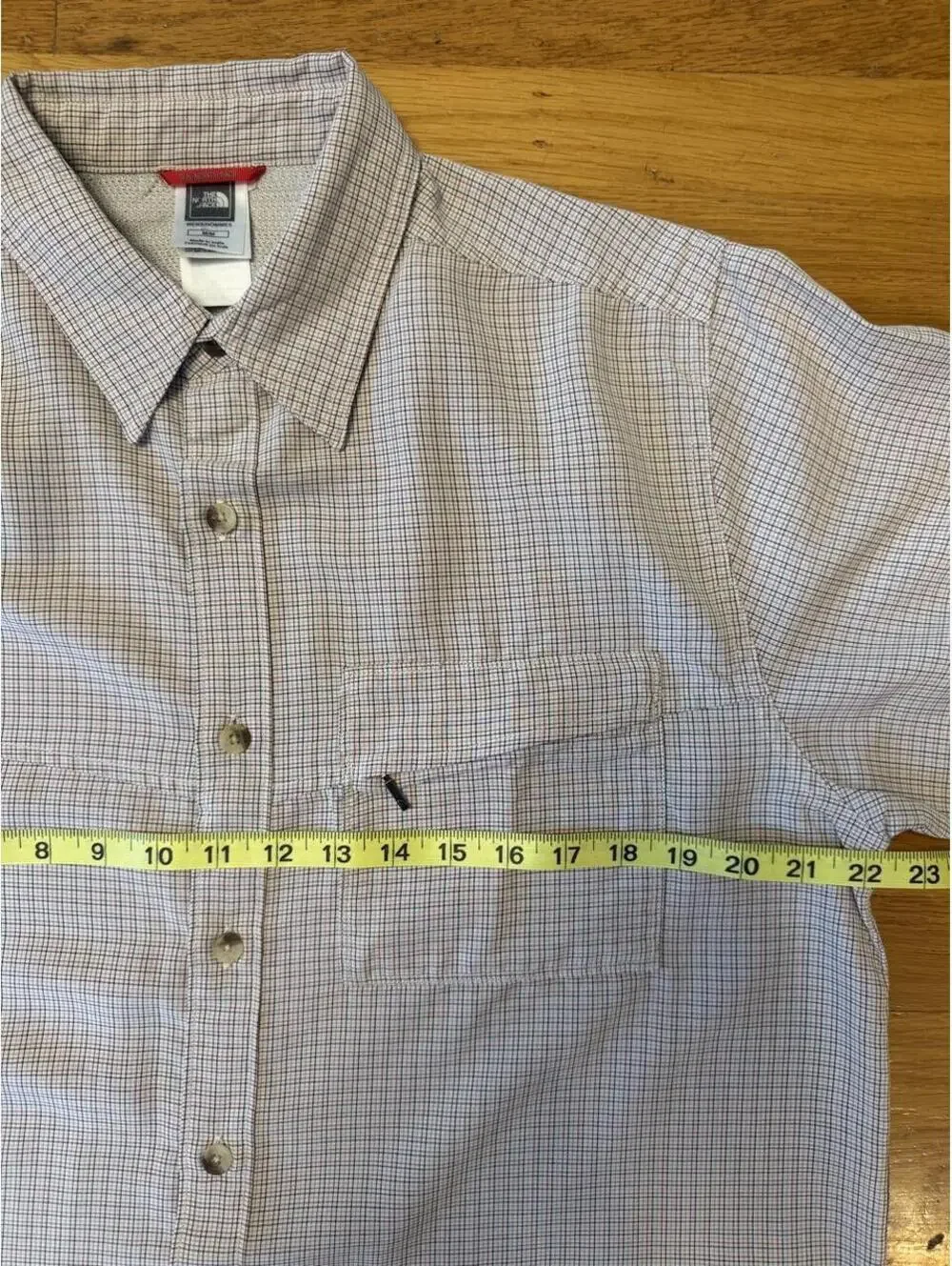 The North Face long-sleeve button-up sun shirt in size Medium